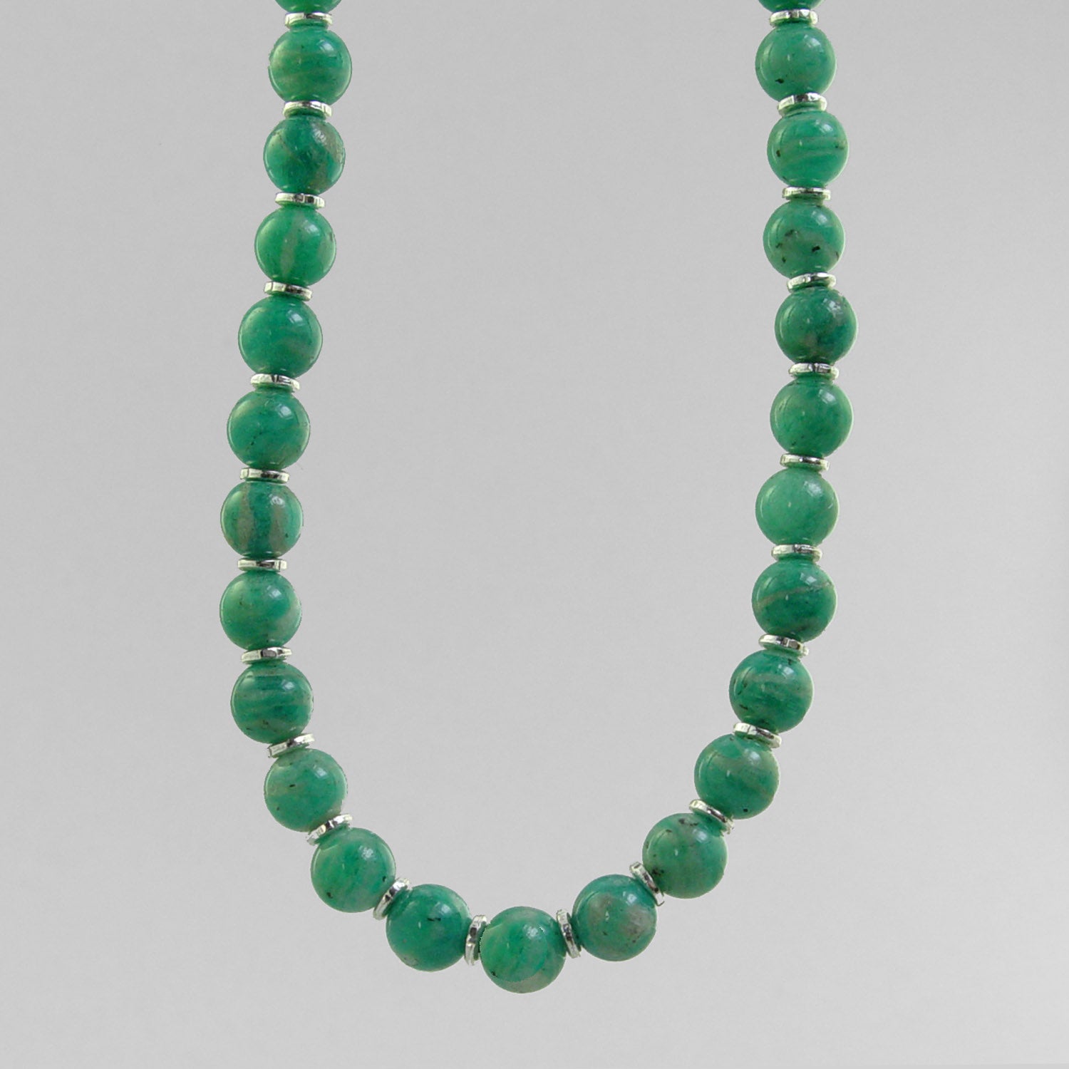 Amazonite Classic Round Necklace