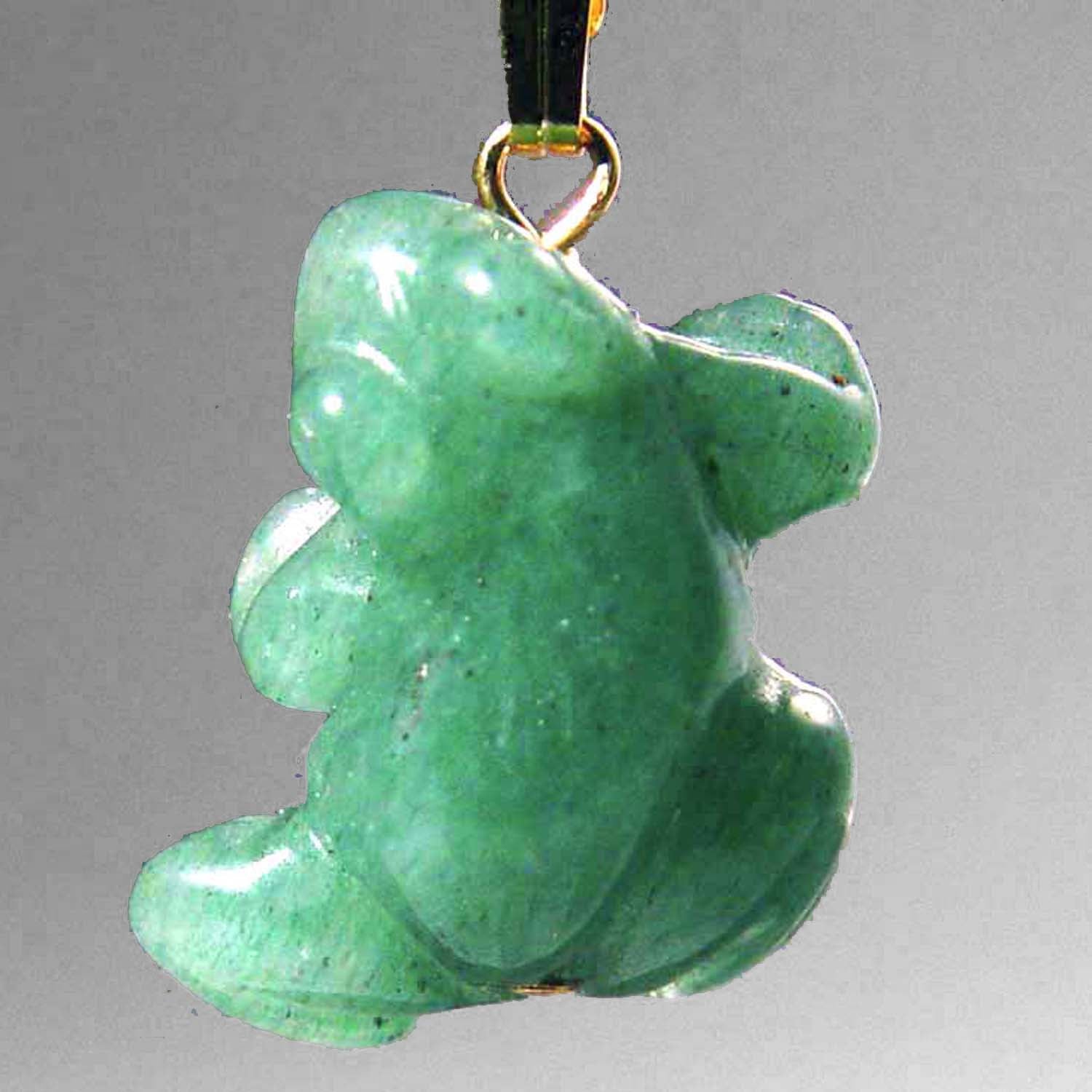Aventurine Frog Pendant
