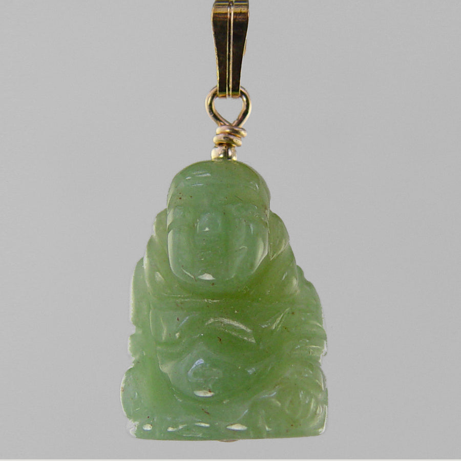 Aventurine Buddha Pendant