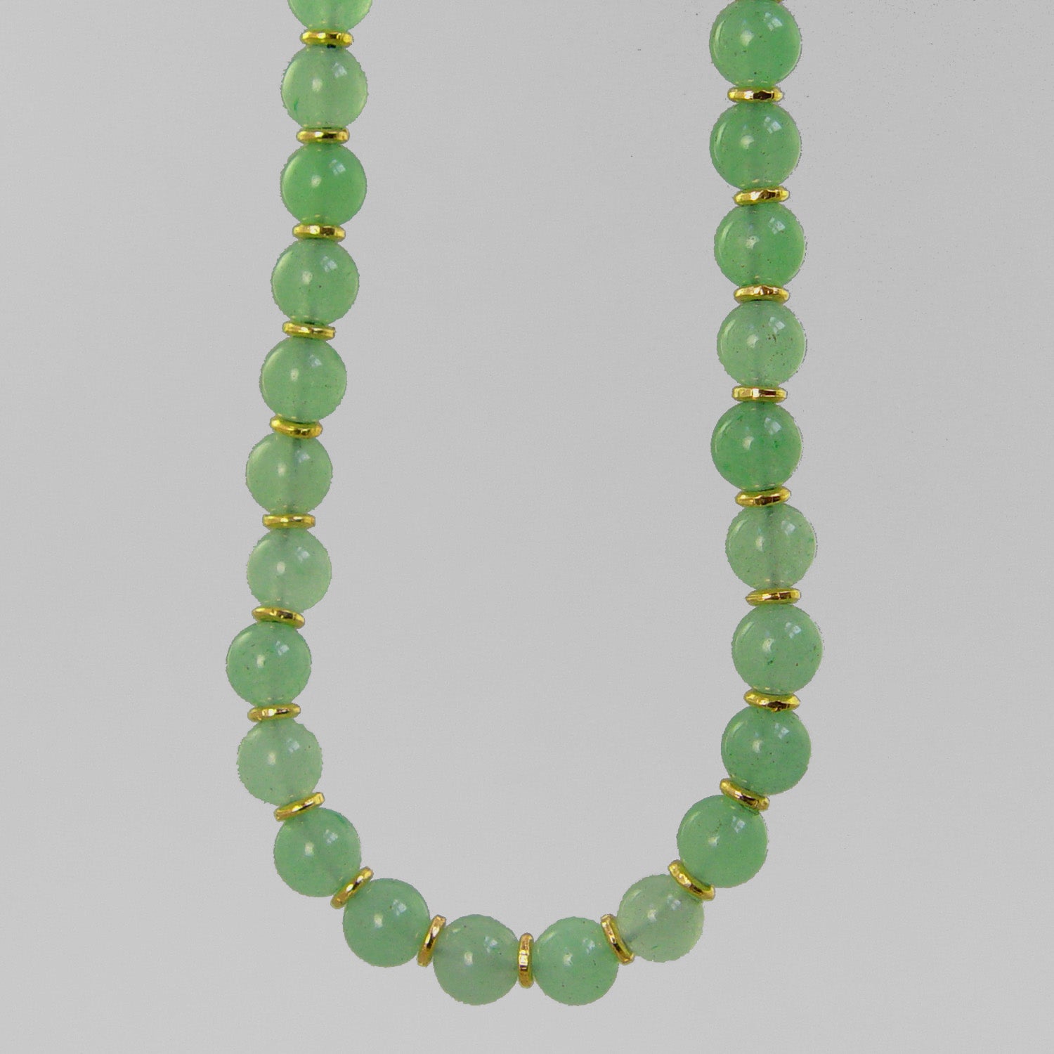 Aventurine Classic Round Necklace