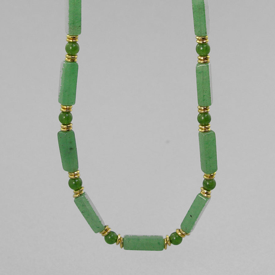 Aventurine Rectangle Necklace