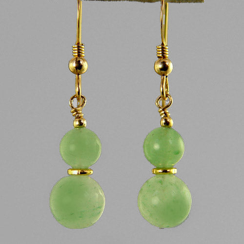 Aventurine Classic Drop Earrings