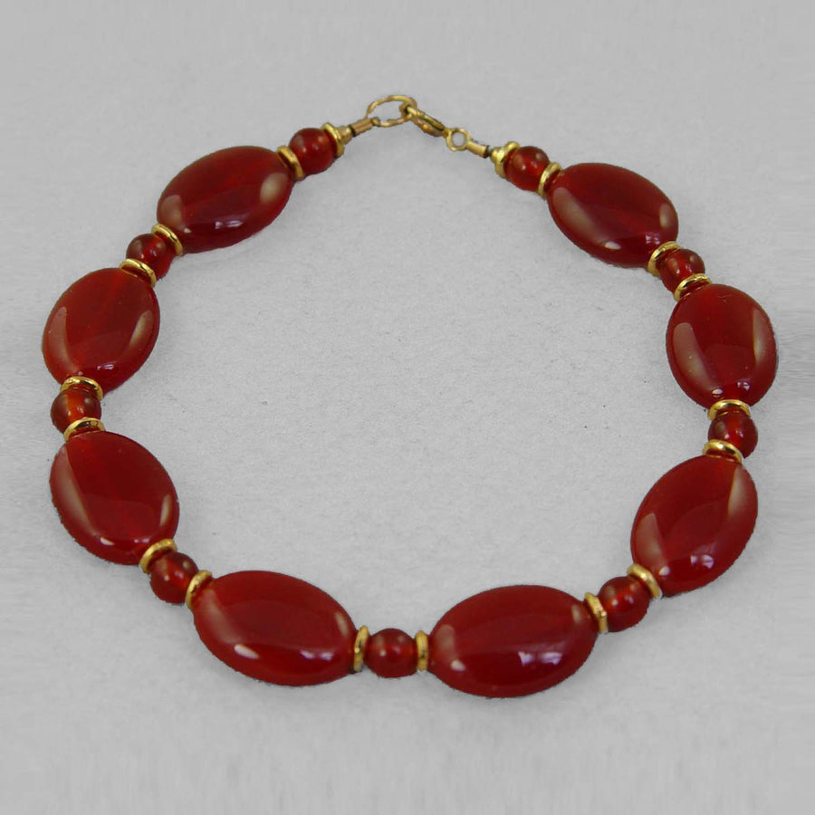 Carnelian Oval Bracelet
