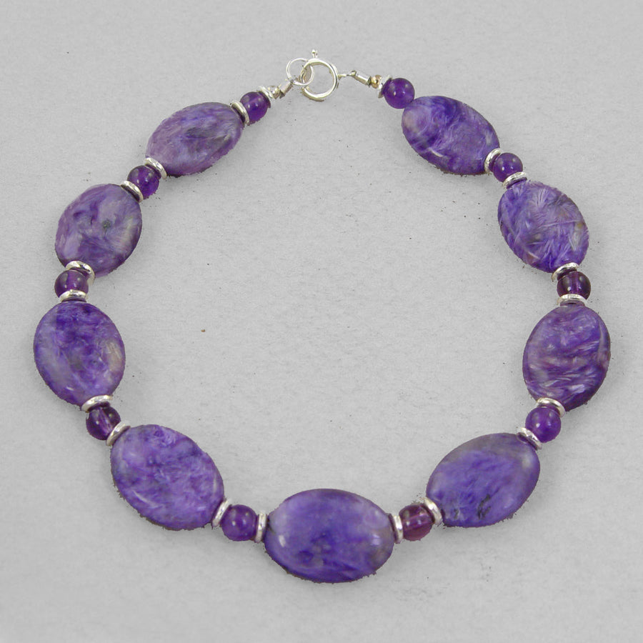 Charoite Oval Bracelet