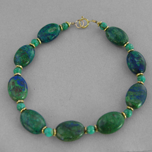 Chrysocolla Oval Bracelet