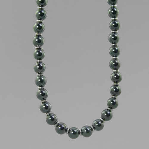 Hematite Classic Round Necklace