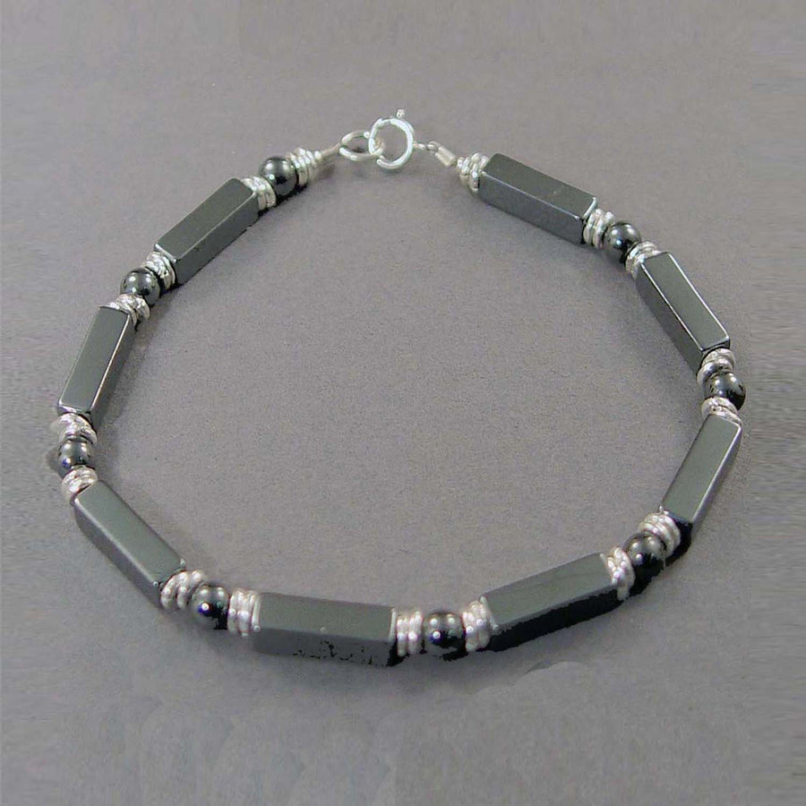 Hematite Rectangle Bracelet