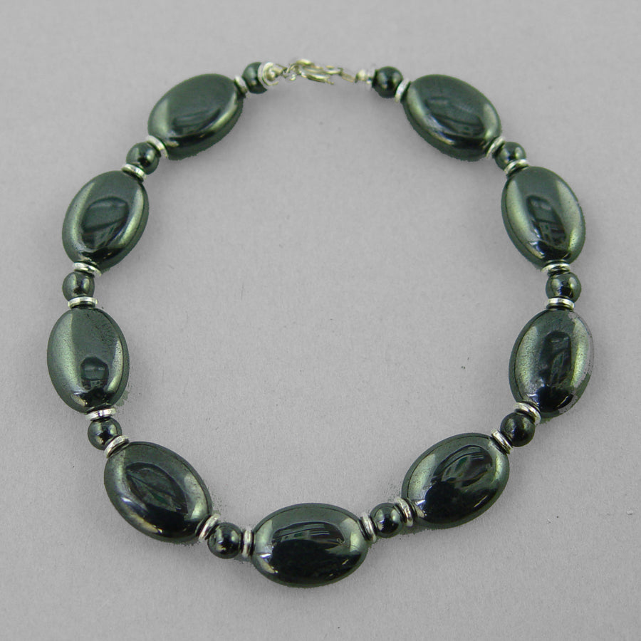 Hematite Oval Bracelet