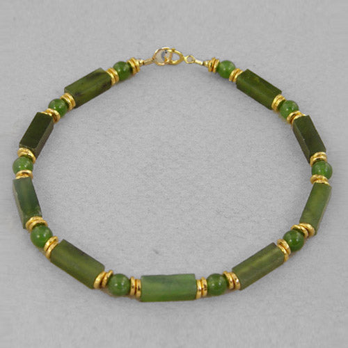 Jade Rectangle Bracelet