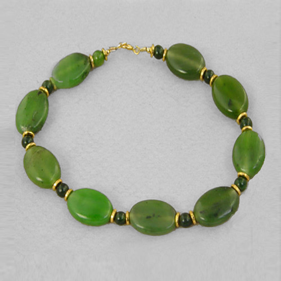 Jade Oval Bracelet