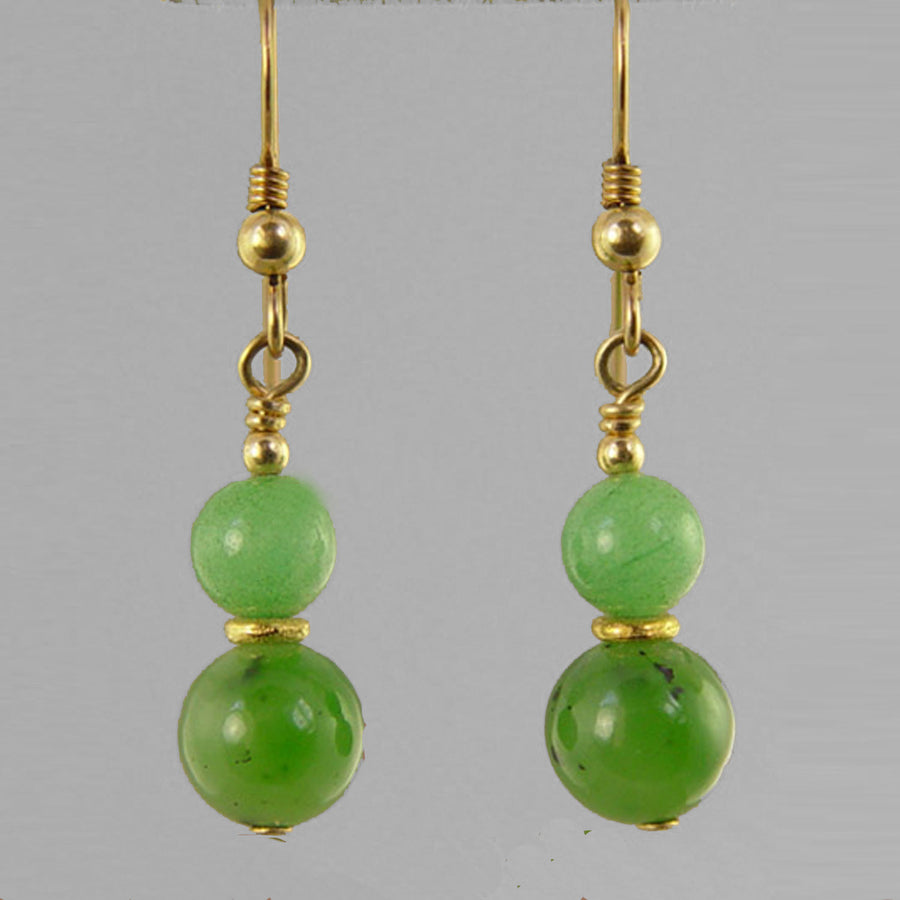 Jade Classic Drop Earrings