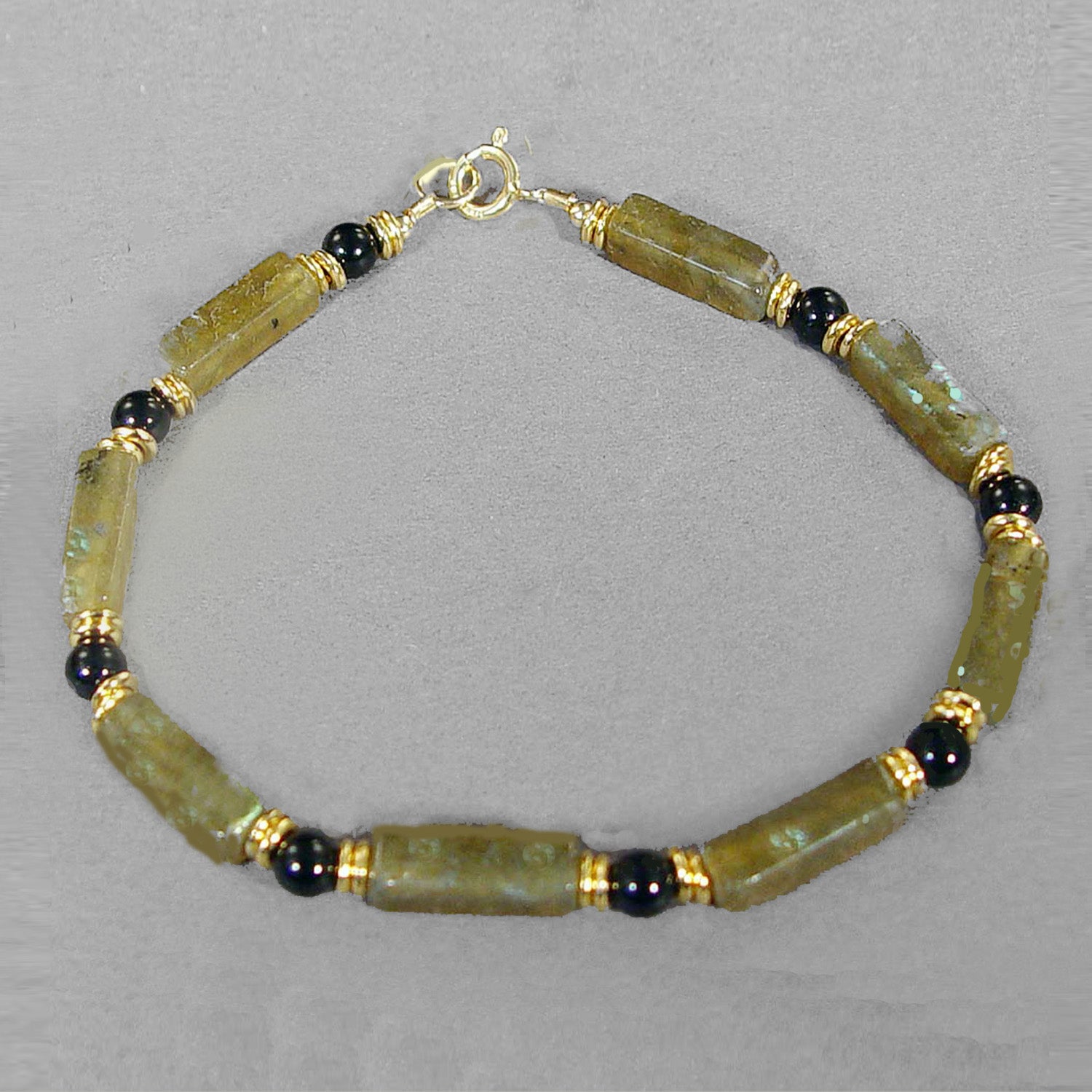 Labradorite Rectangle Bracelet