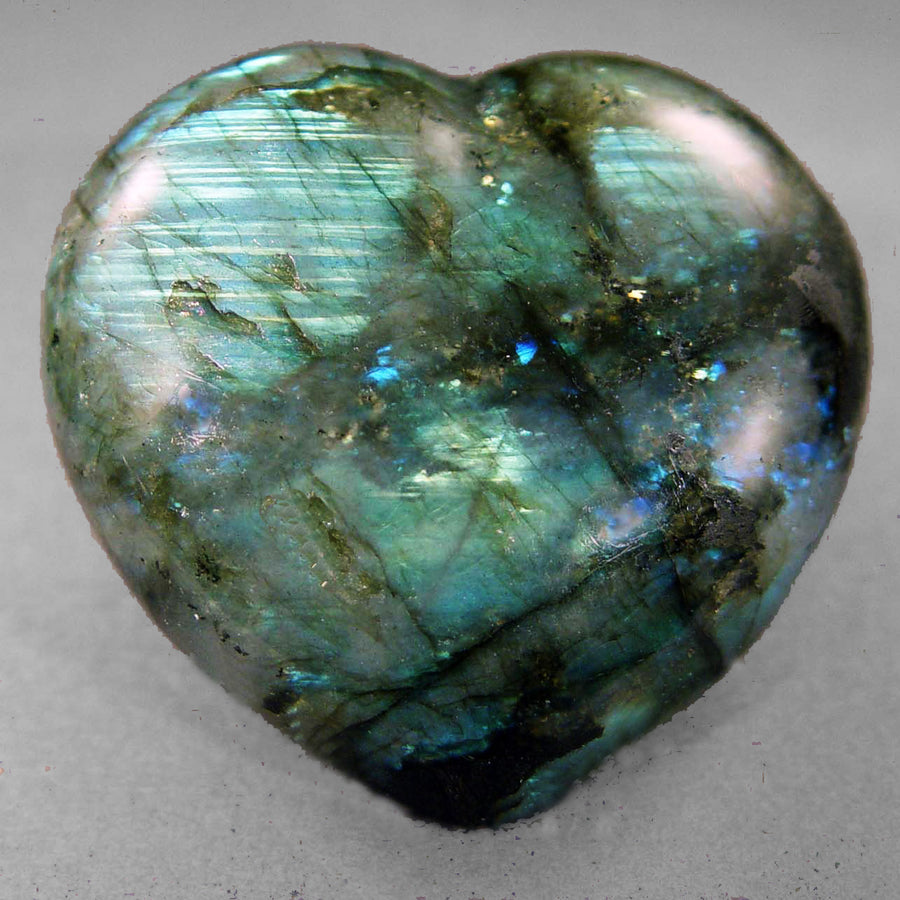 Labradorite Extra Large Heart