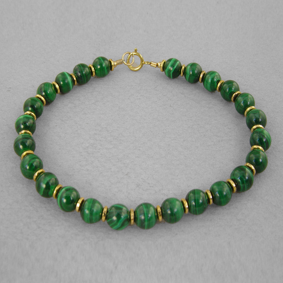 Malachite Classic Round Bracelet