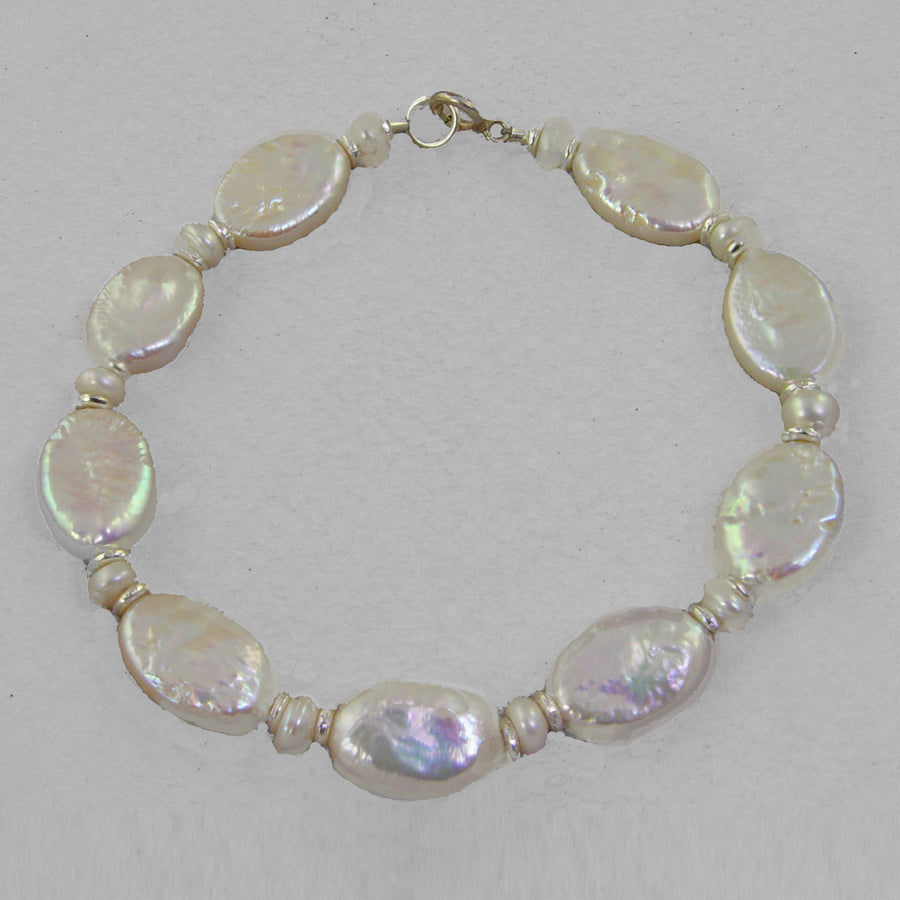 Pearl Oval Bracelet