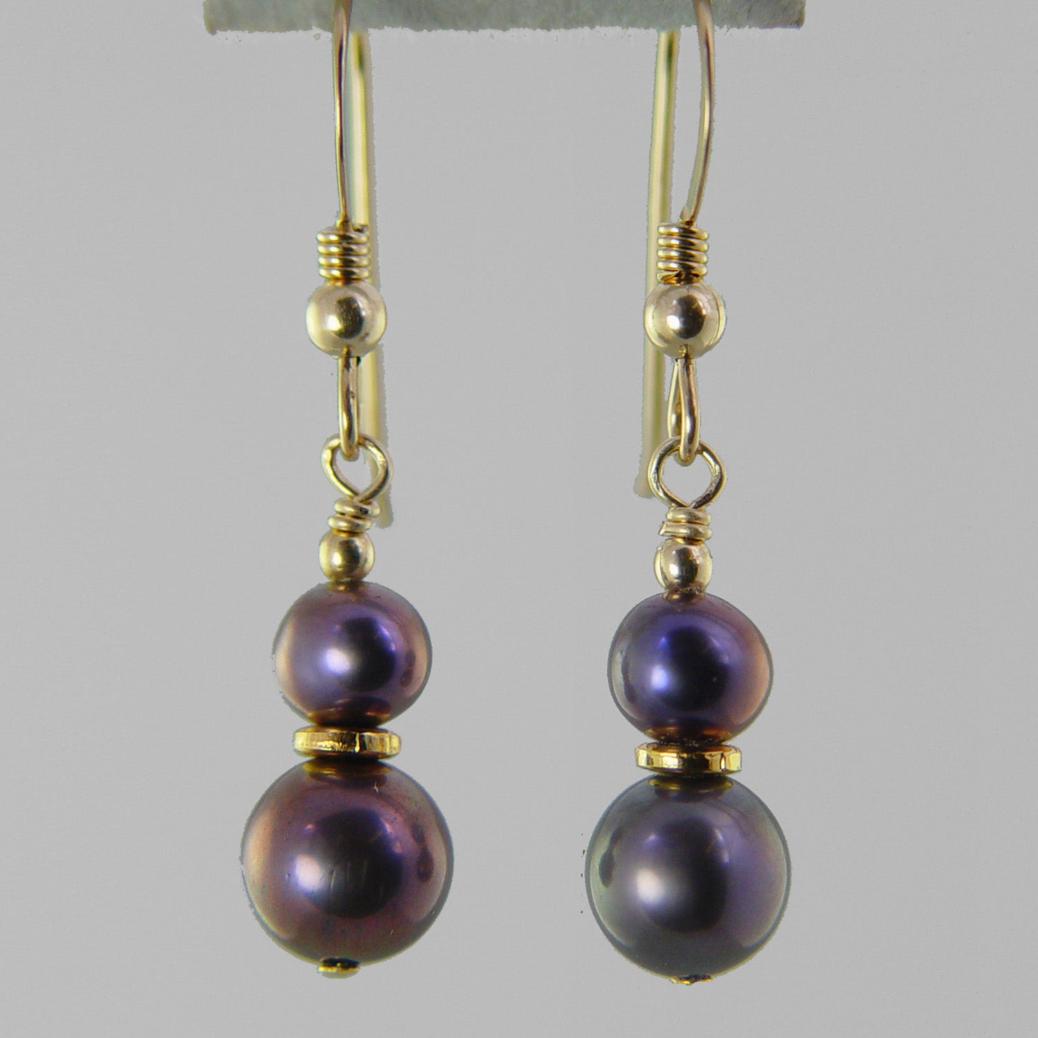 Iridescent Pearl Classic Drop Earrings