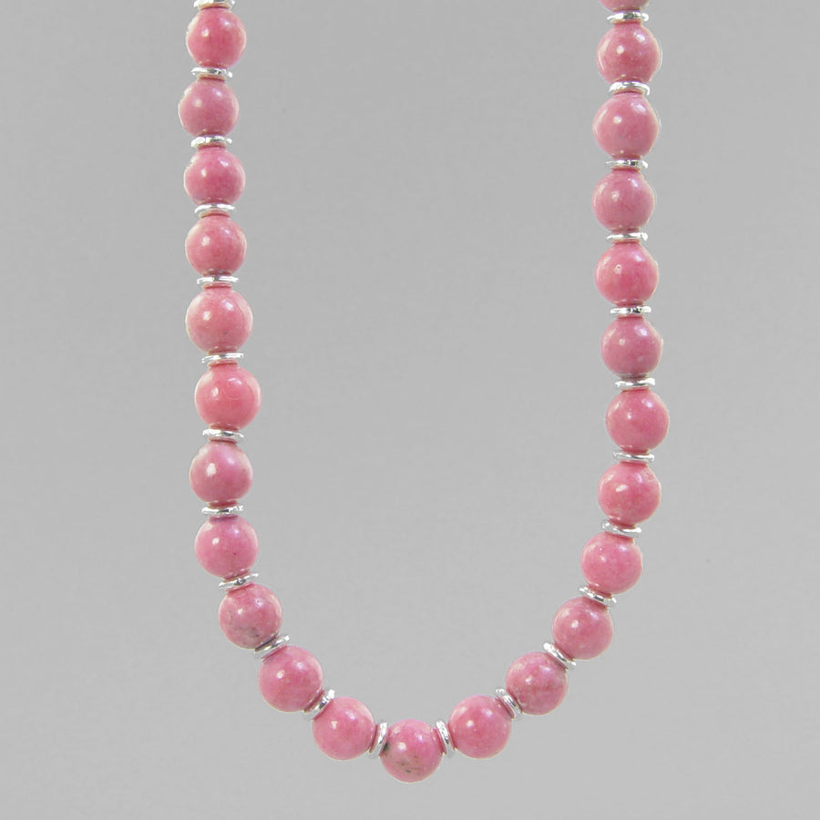 Rhodonite Classic Round Necklace