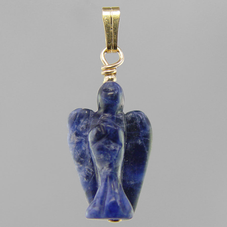 Sodalite Angel Pendant
