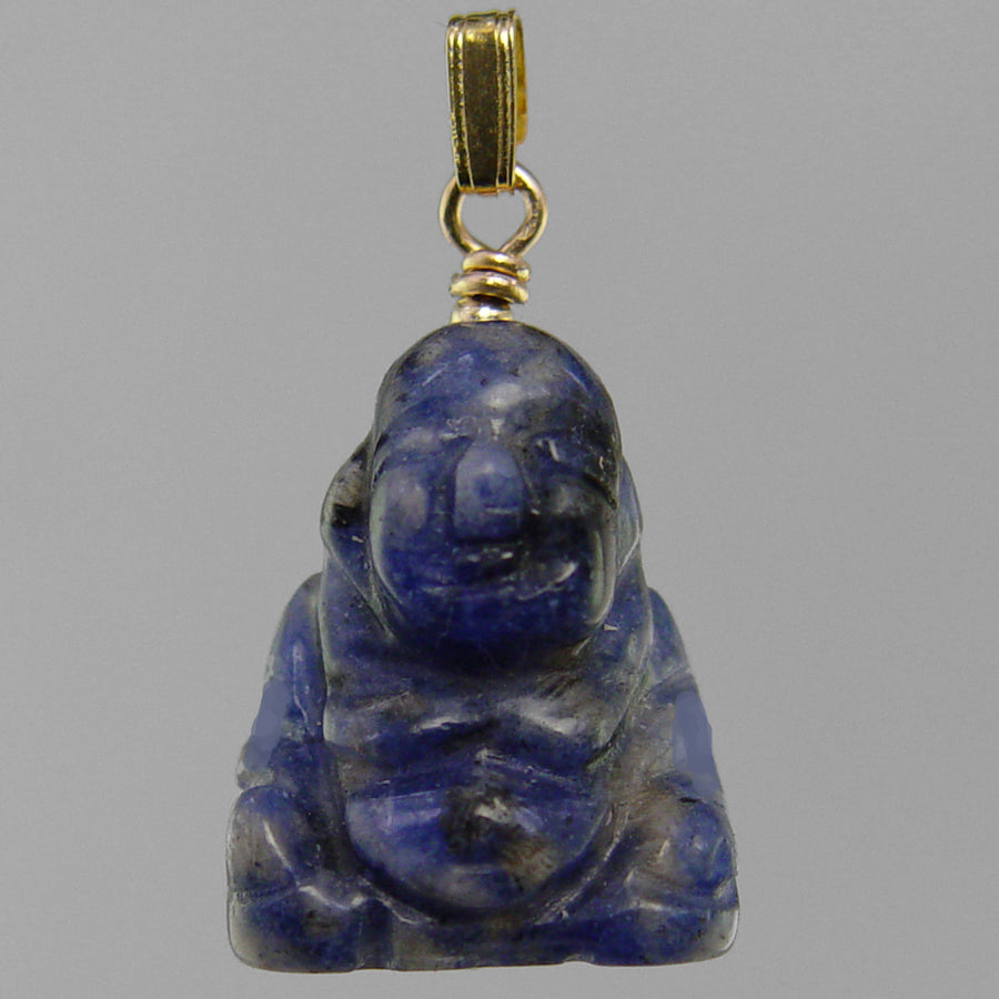 Sodalite Buddha Pendant