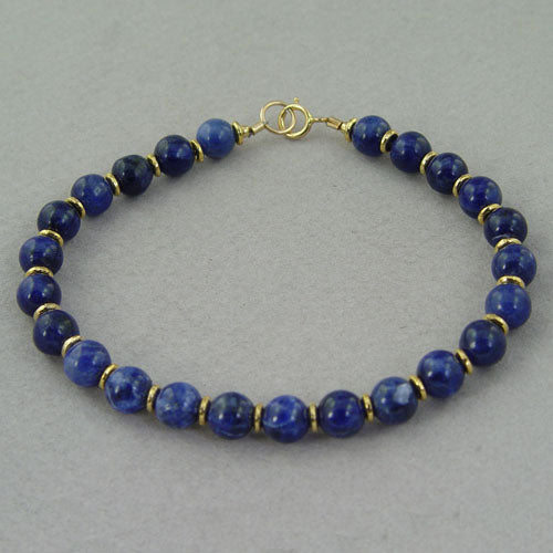 Sodalite Classic Round Bracelet