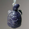 Blue Goldstone Turtle Pendant
