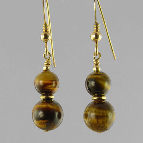 Tigereye Classic Drop Earrings