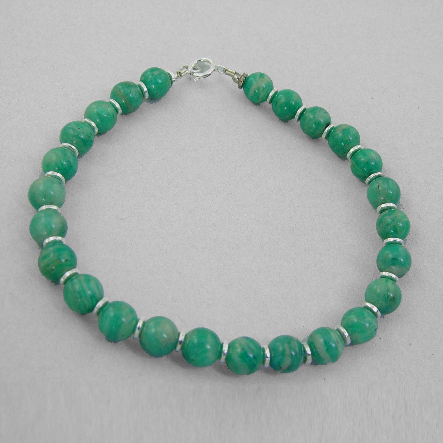 Amazonite Classic Round Bracelet