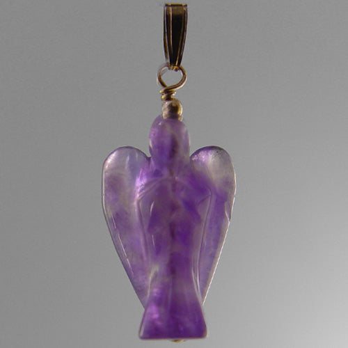 Amethyst Angel Pendant
