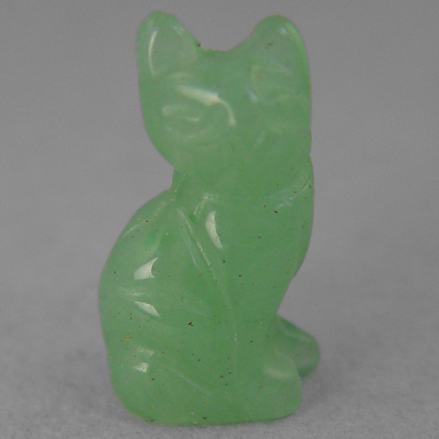 Aventurine Cat Carving