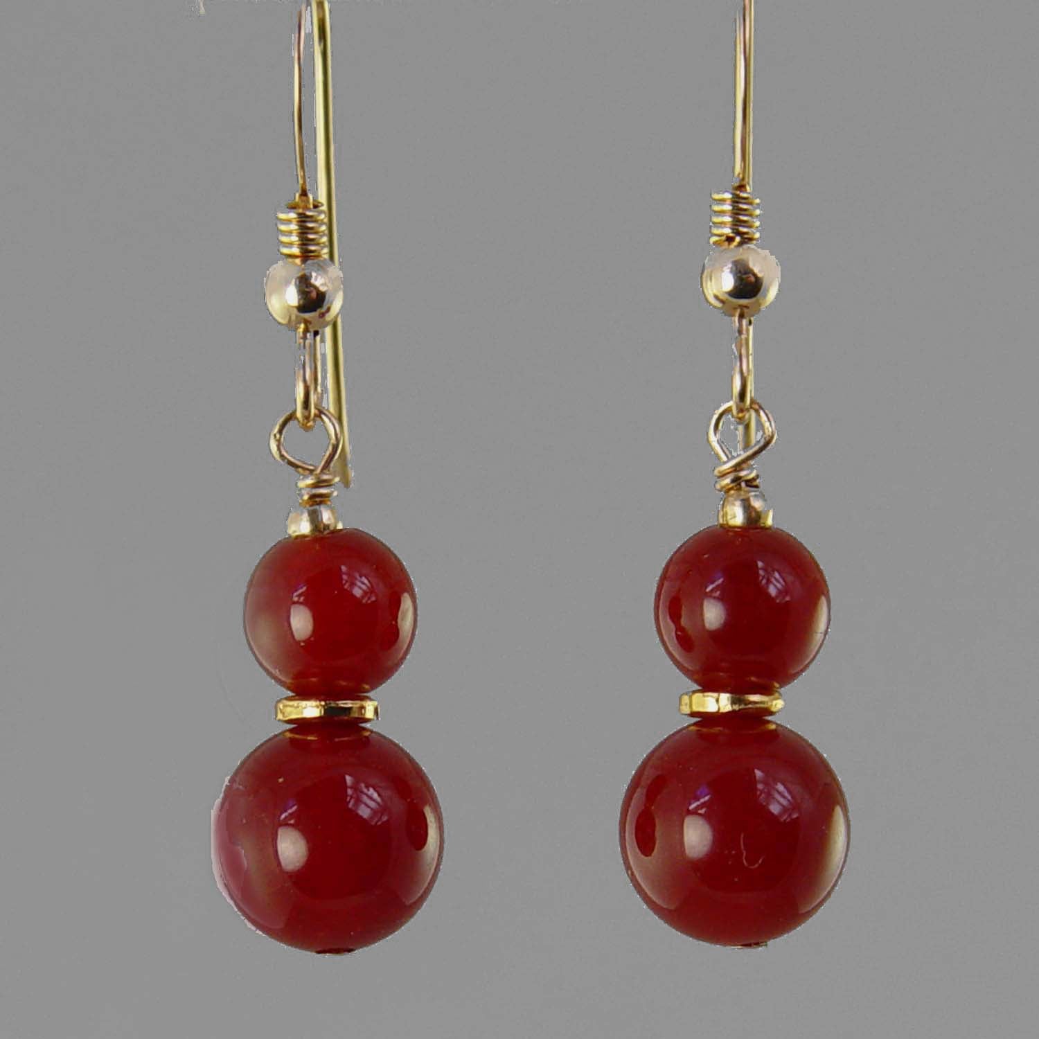 Carnelian Classic Drop Earrings
