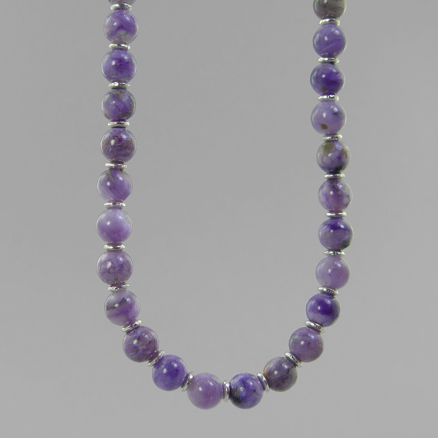 Charoite Classic Round Necklace