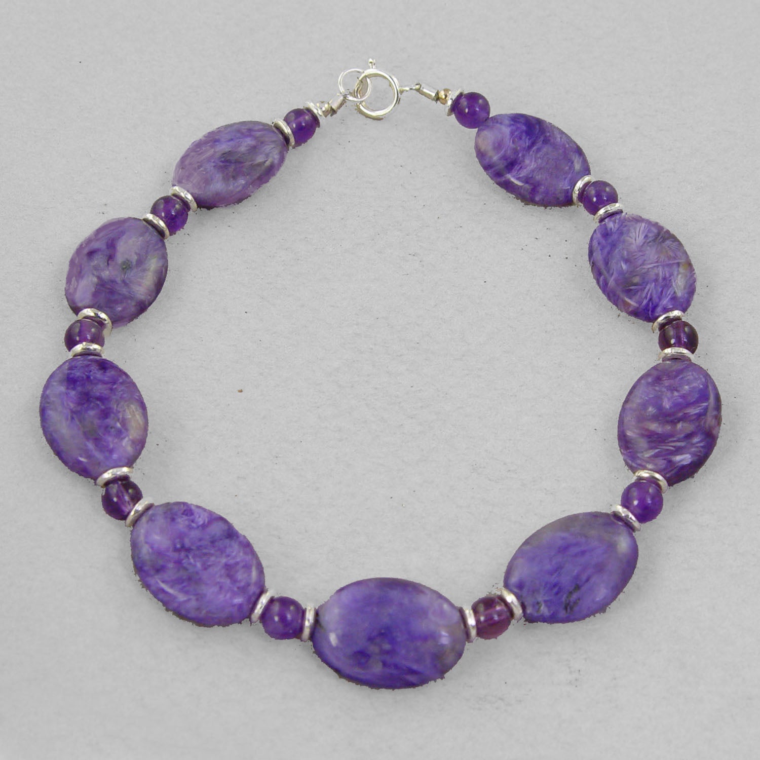 Charoite Oval Bracelet