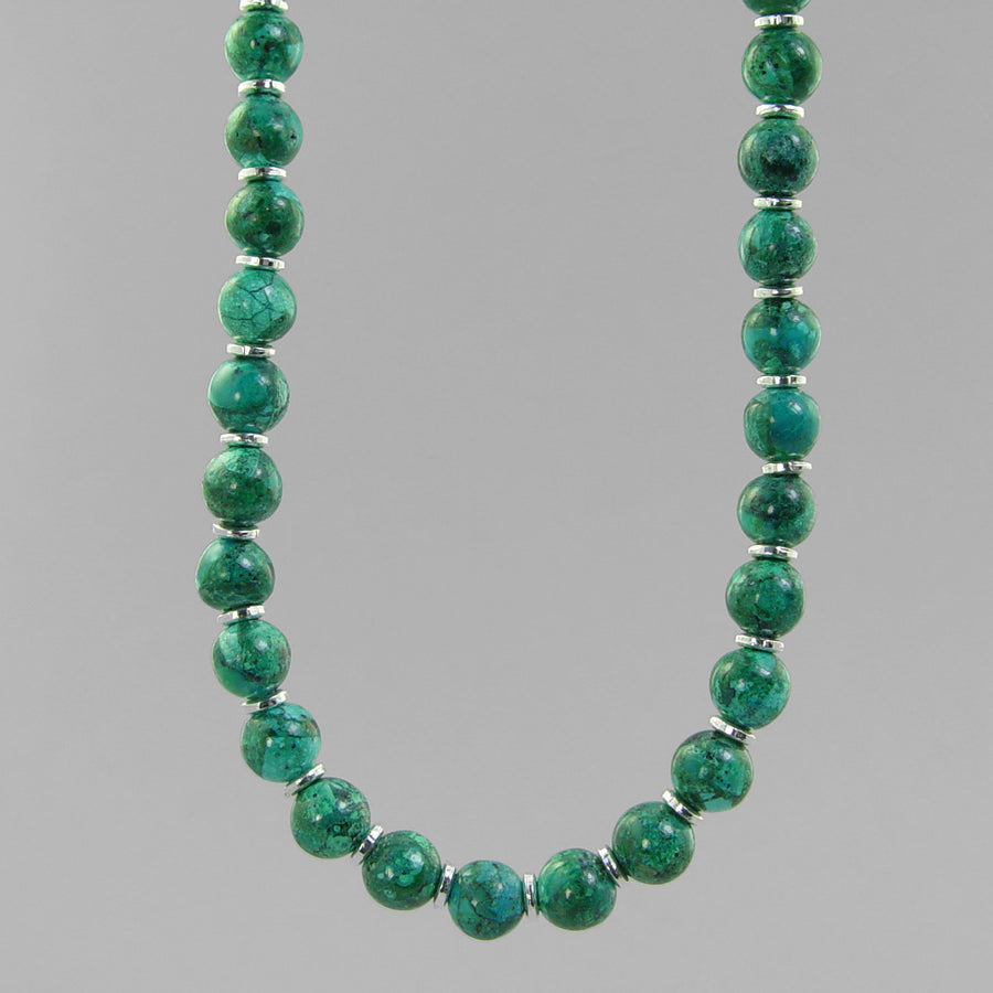 Chrysocolla Classic Round Necklace