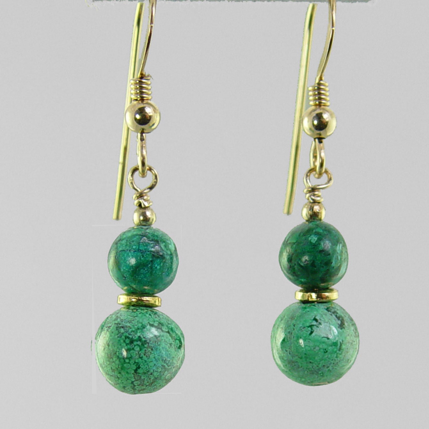 Chrysocolla Classic Drop Earrings