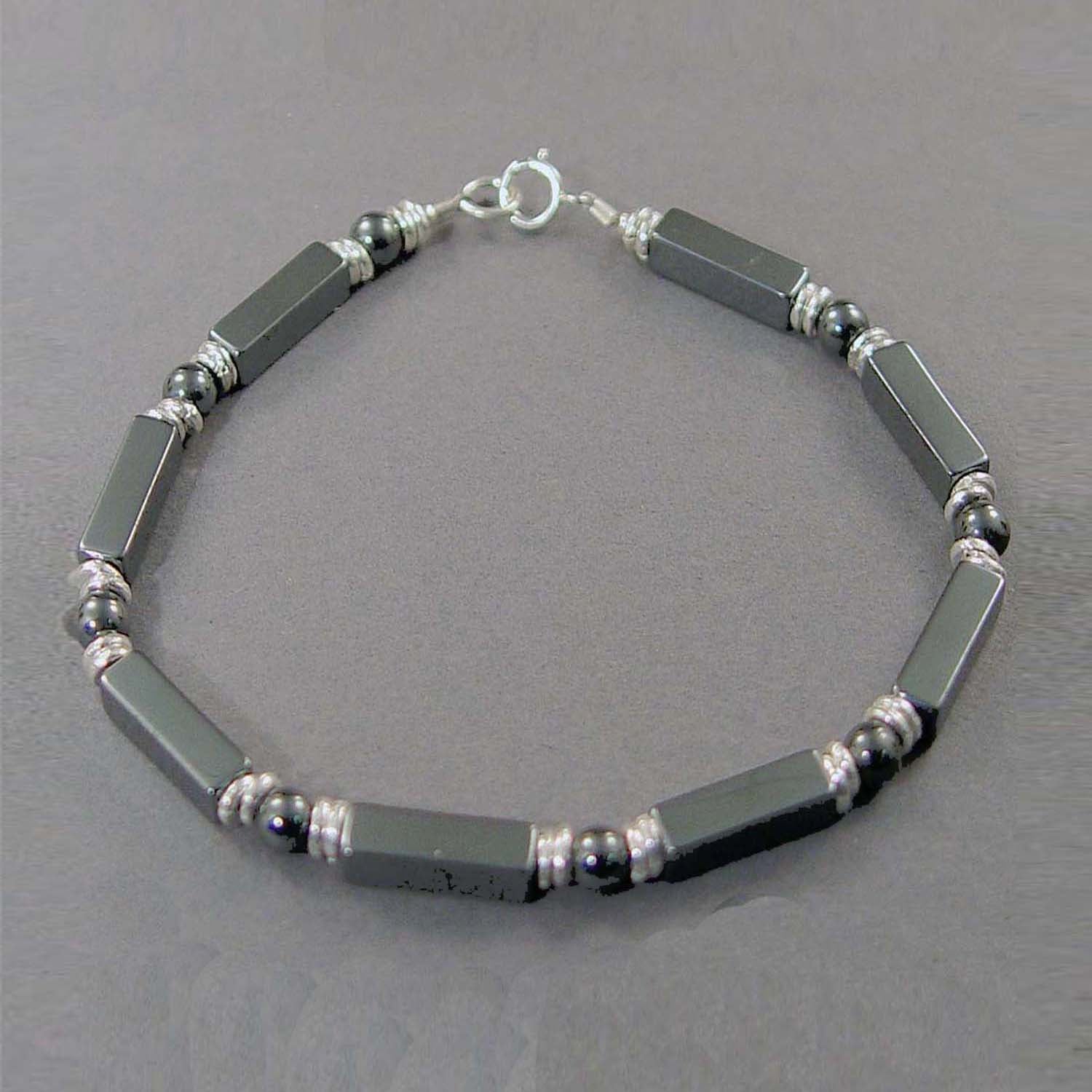 Hematite Rectangle Bracelet