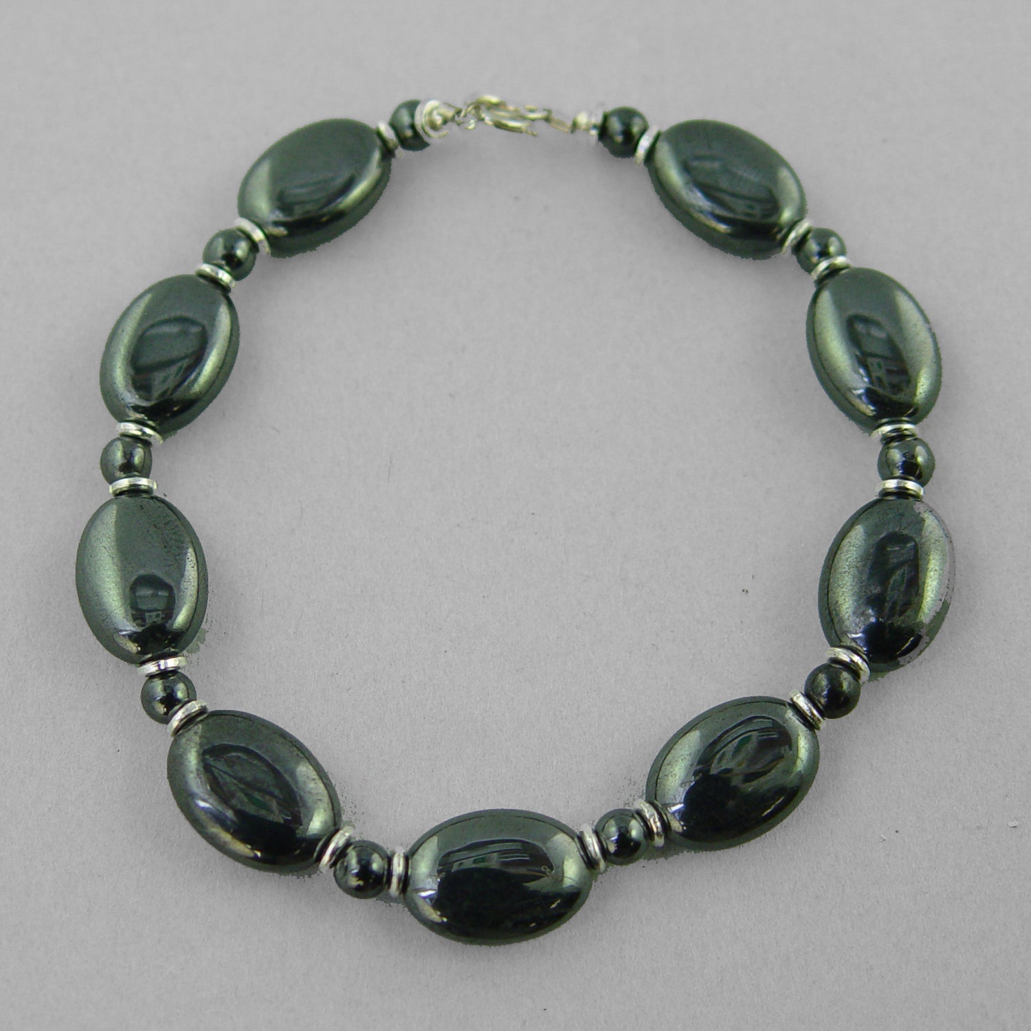 Hematite Oval Bracelet