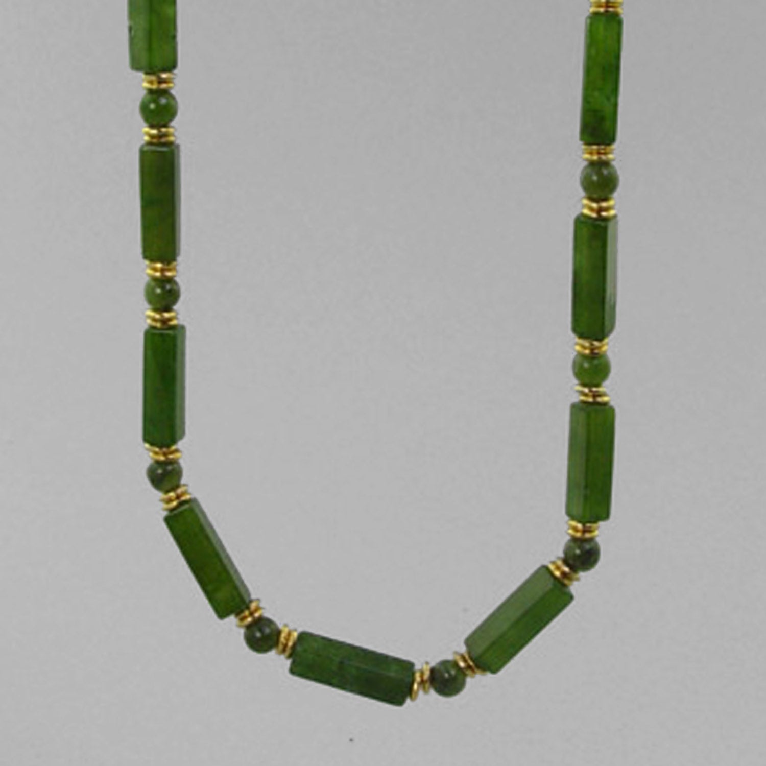 Jade Rectangle Necklace