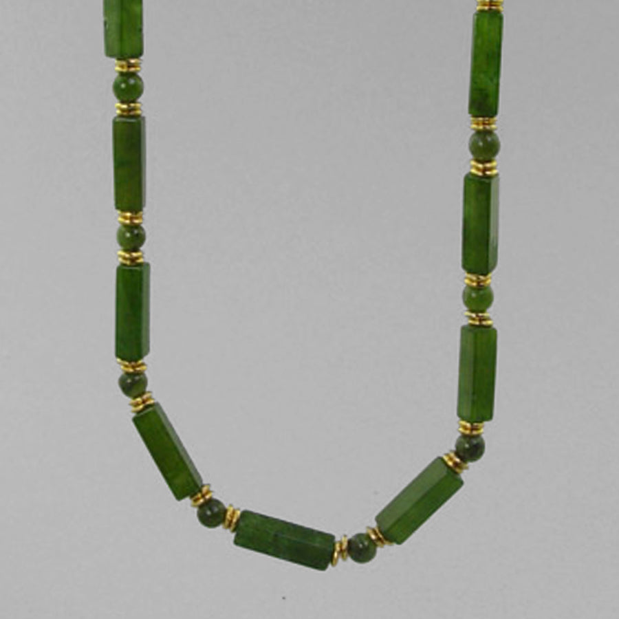 Jade Rectangle Necklace