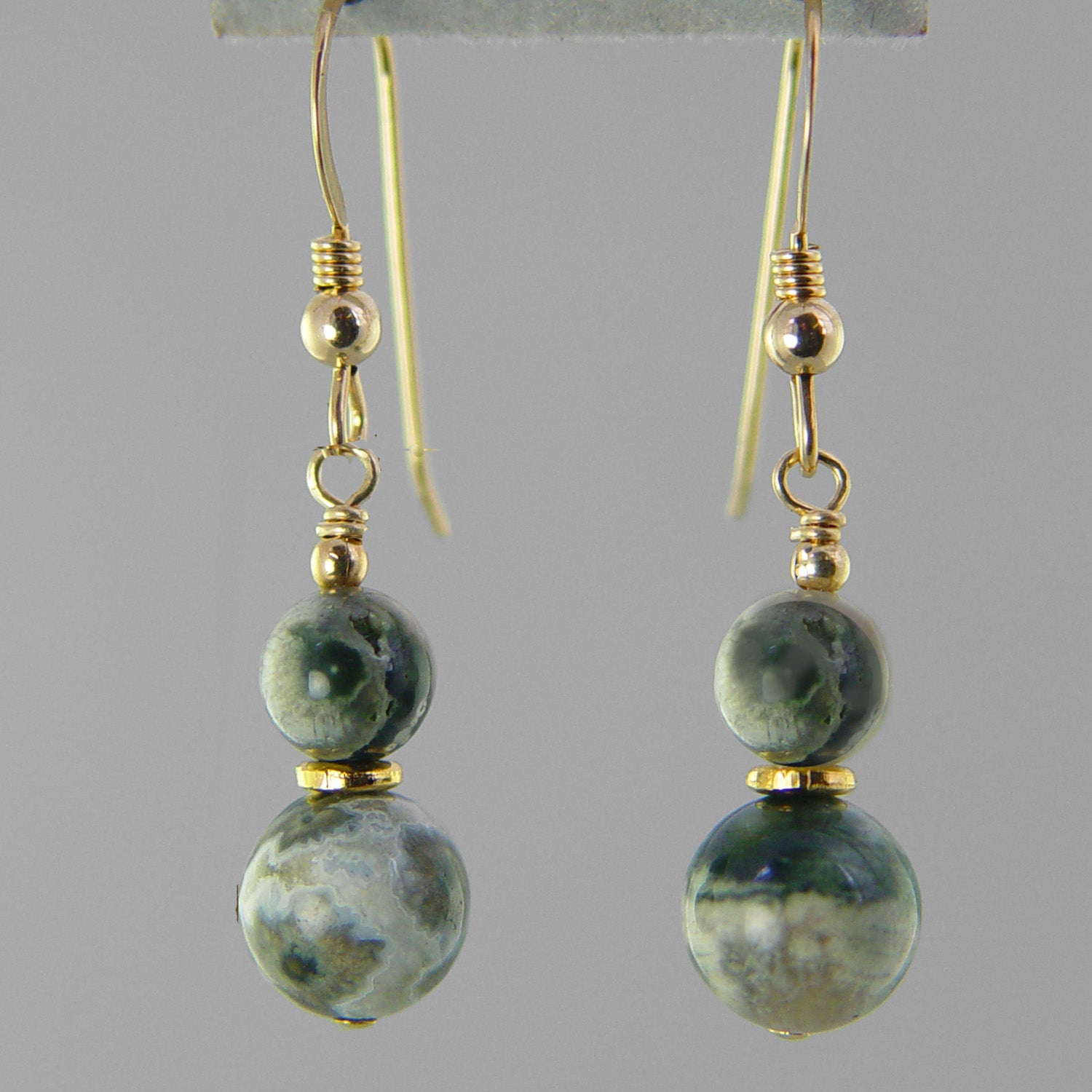 Ocean Jasper Classic Drop Earrings