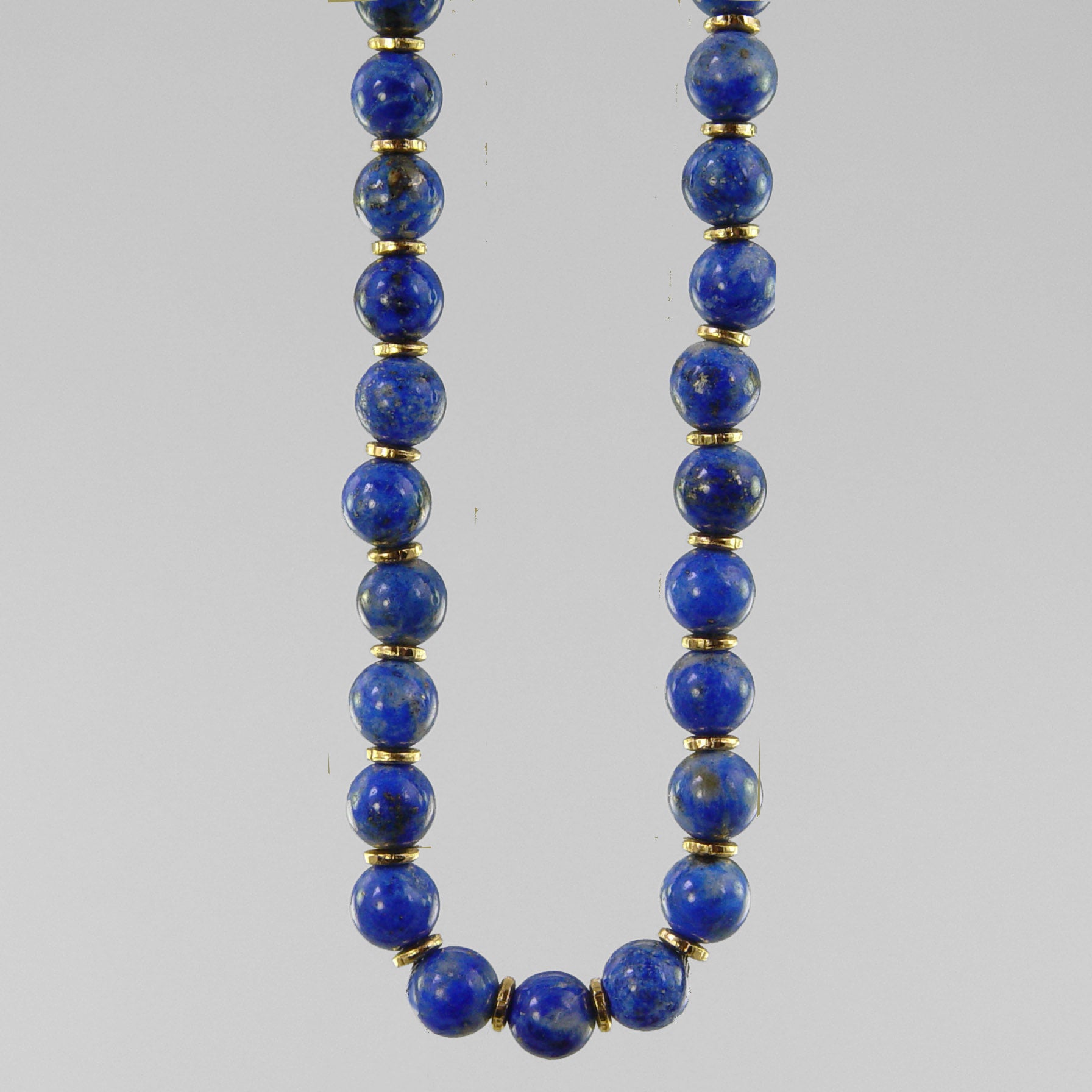 Lapis Lazuli Classic Round Necklace