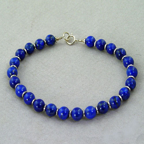 Lapis Lazuli Classic Round Bracelet