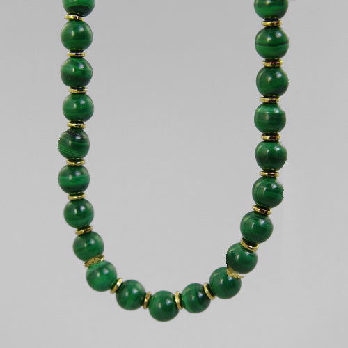 Malachite Classic Round Necklace