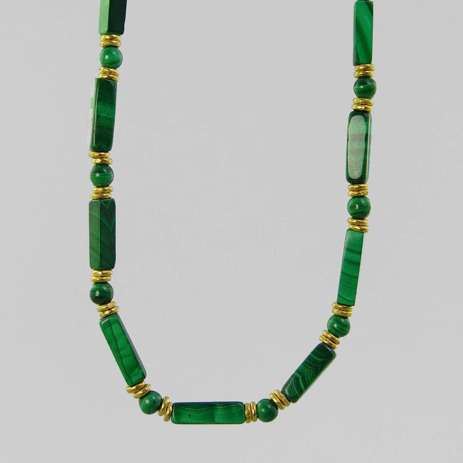Malachite Rectangle Necklace