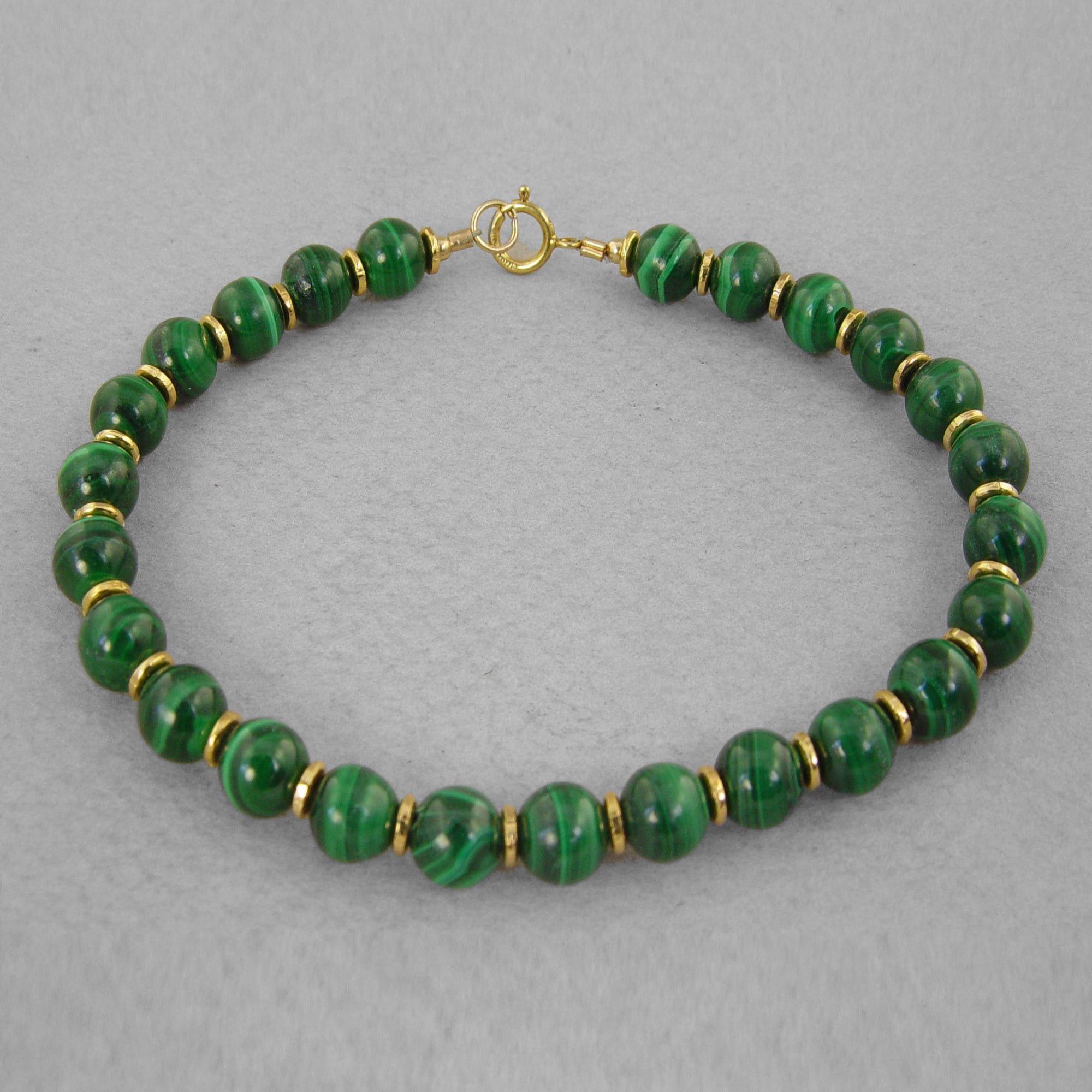 Malachite Classic Round Bracelet