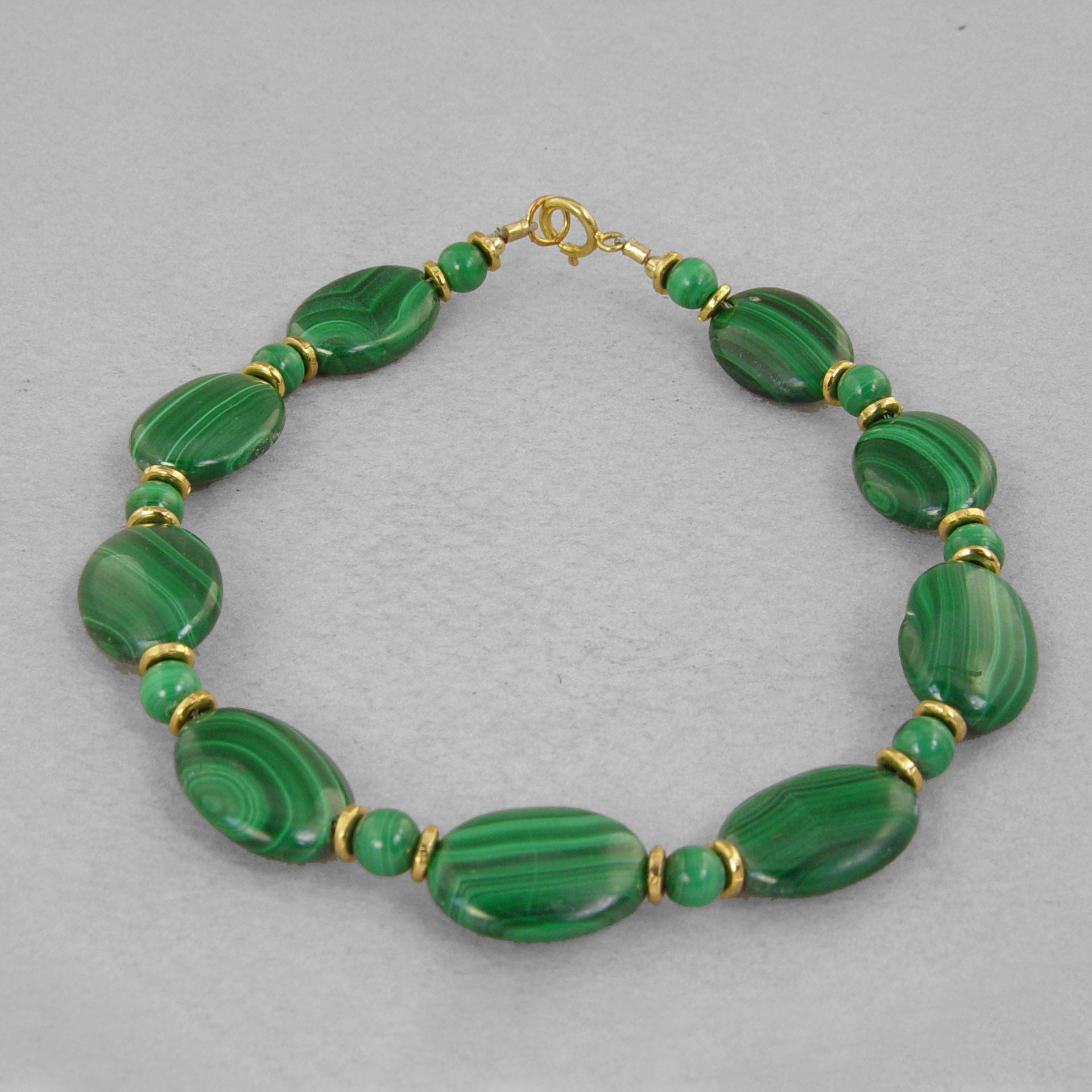 Malachite Oval Bracelet