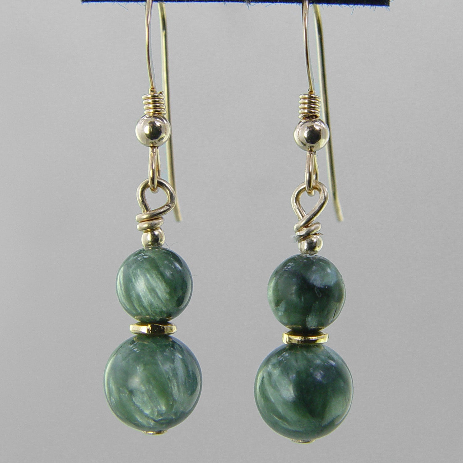 Seraphinite Classic Drop Earrings
