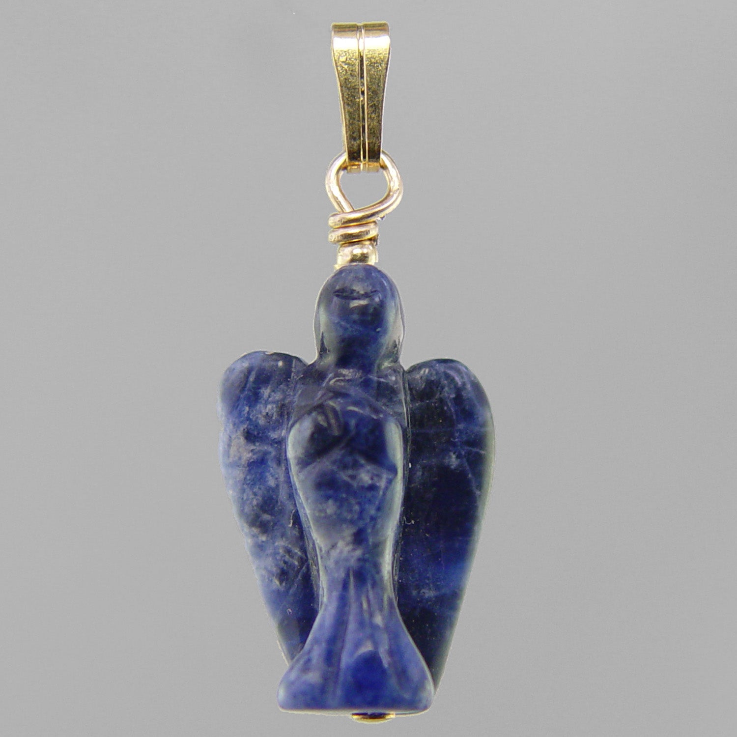 Sodalite Angel Pendant