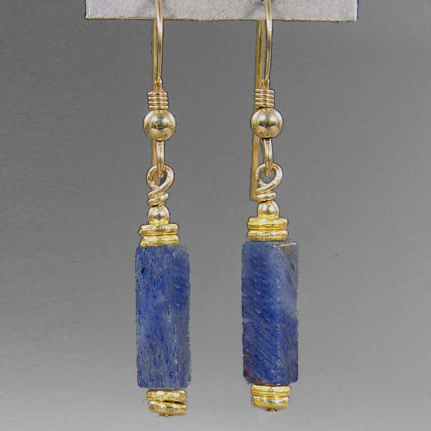 Sodalite Rectangle Earrings