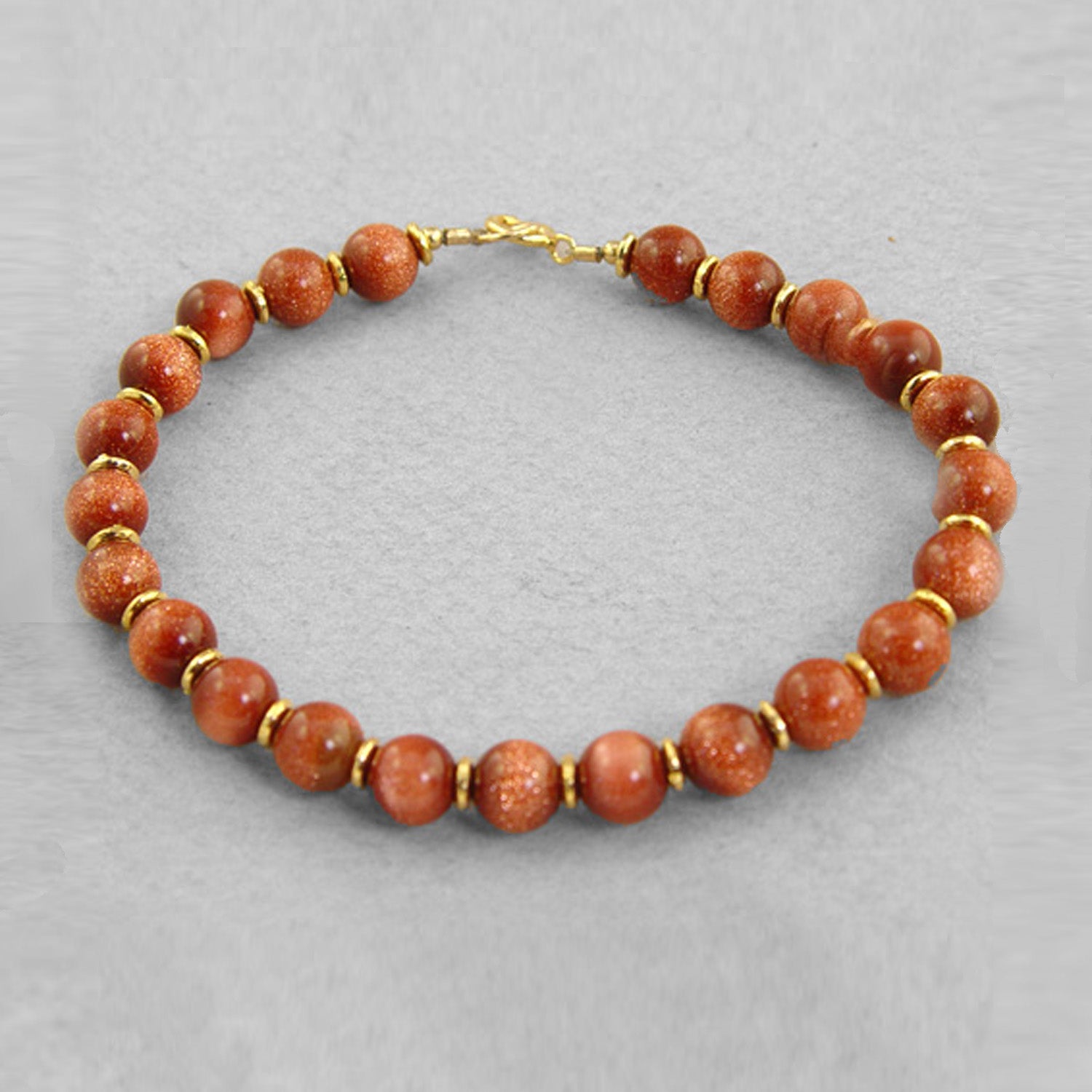 Goldstone Classic Round Bracelet