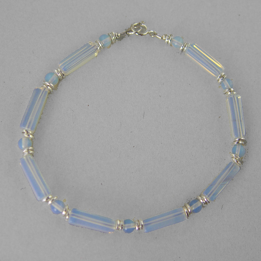 Sea Opal Rectangle Bracelet